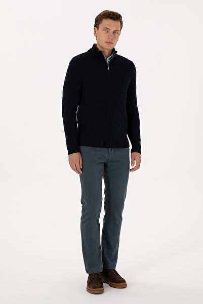 U.S. Polo Assn. Men's Turquoise Straight Fit Jean Trousers 50307738-Vr093