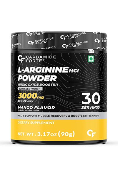 Carbamide Forte مكمل مسحوق الأرجينين ٣٠٠٠ ملغ - مانجو ألفونسو - ٩٠ غرام