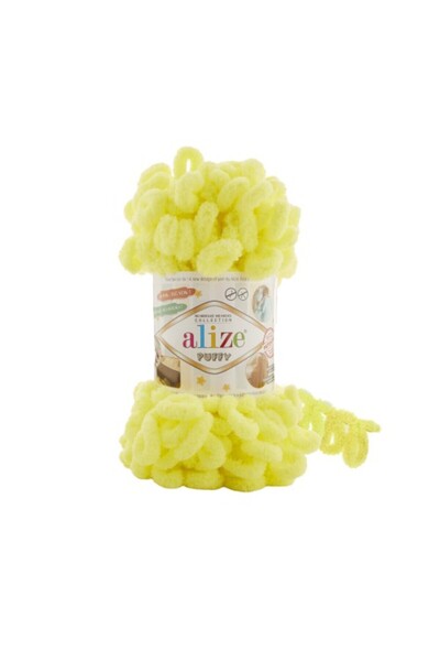 Alize Puffy Micropolyester Hand Knitting Yarn For Blanket 552