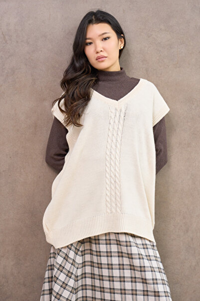 KÜÇÜĞÜM BUTİK Cream Casual Sweater