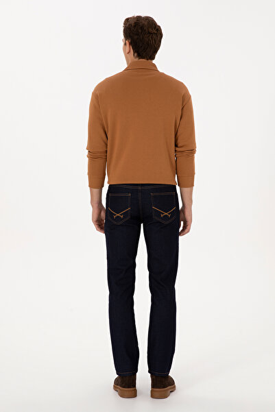 U.S. Polo Assn. Men's Dark Blue Straight Fit Jean Trousers 50310278-Dn0023