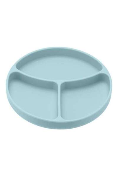 U-Grow Διαιρούμενη πλάκα σιλικόνης με βεντούζα για απογαλακτισμό μωρού, μπλε