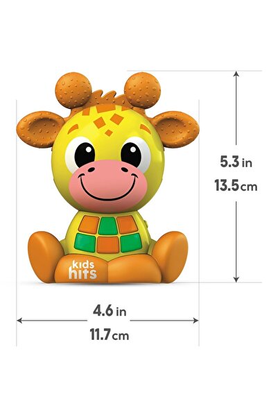 MomKi Kids Hits Interactive Toy - Baby Giraffe with Sounds