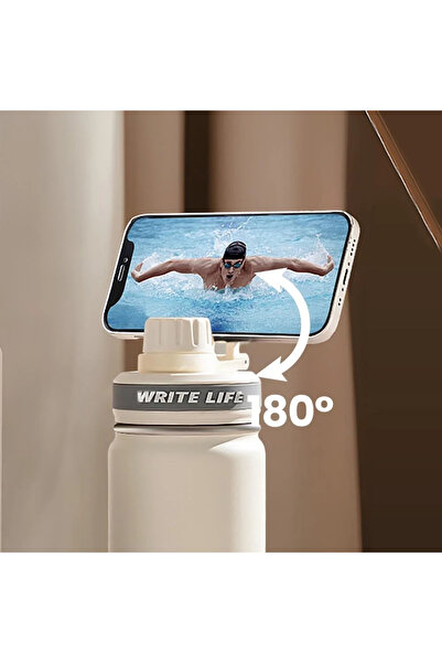 Drip Drip Stainless Steel Rust-Resistant Liquid Keeper with MagSafe - White