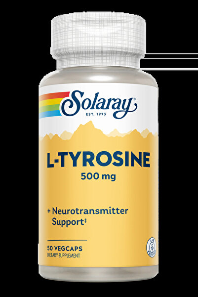 Secom L-Tirozină 500mg Solaray, 50 capsule