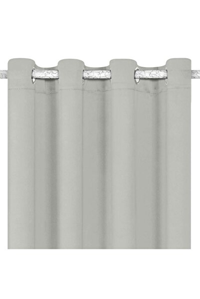 SHOPIENS Decorative Ecru Curtain 140x260 cm Polyester