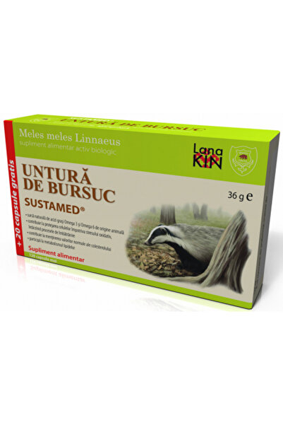 SUSTAMED Λίπος ασβού, μαλακές κάψουλες 36g