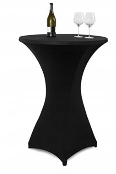 Other FAȚĂ DE MASĂ PENTRU MASĂ DE COCKTAIL BAR 80 NEGRU