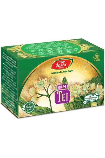 Fares Ceai de tei N 165, 20 pliculețe,