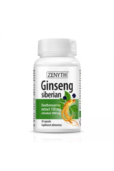 ZENYTH Siberian ginseng, 150 mg, 30 capsules