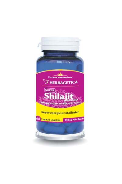 herbagetica Super Shilajit Mumio, 60 capsule
