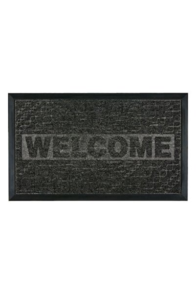 MYONNA IT & E- COMMERCE Welcome Door Mat, Black, 75x45cm, Rubber-Carpet