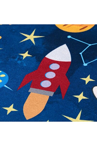 SHOPIENS Decorative Rug, Space Pattern, Blue, 60x90 cm, Anti-slip, MYONNA