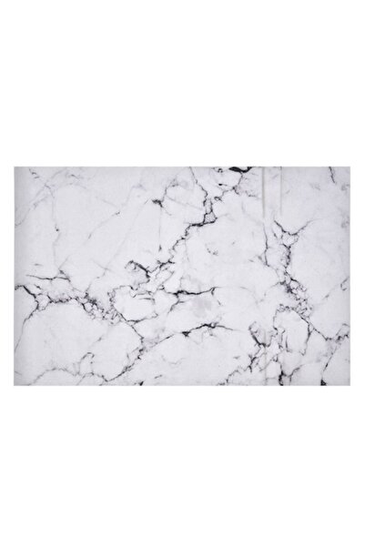 MYONNA IT & E- COMMERCE Marble Bath Mat 60x40 cm, White Marble Design, Non-slip (MYONNA)