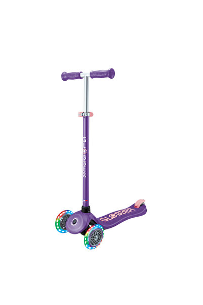 Globber Pglobber Primo Plus Lights - Purple/Pastel Pink