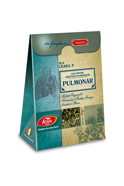 Fares Ceai pentru plămâni, R14, 50 g,