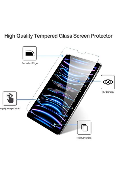 PROCASE 2 Pack Screen Protector for iPad Pro 11-Inch (2018/2020/2021/2022) - Tempered Glass