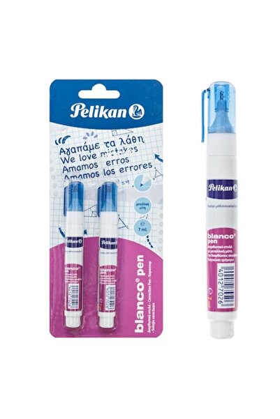 SHOPIENS Pelikan Quick Drying Correction Pen Set, 7 ml, White, 2 pcs