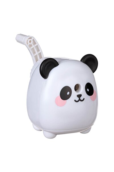 SHOPIENS Mechanical Sharpener, Panda Model, White, Plastic