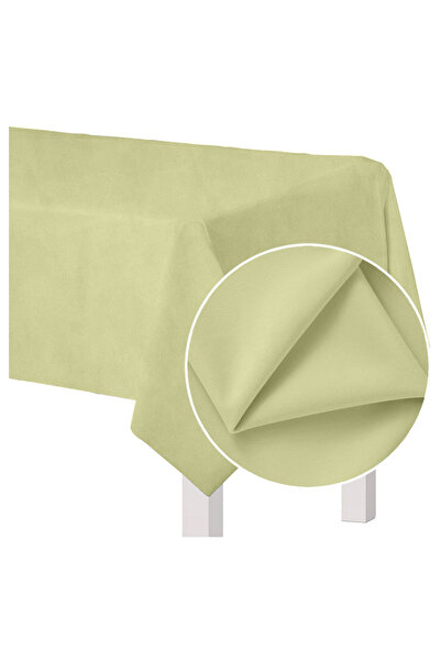 Other Matte velvet tablecloth olive green for table 140x240cm