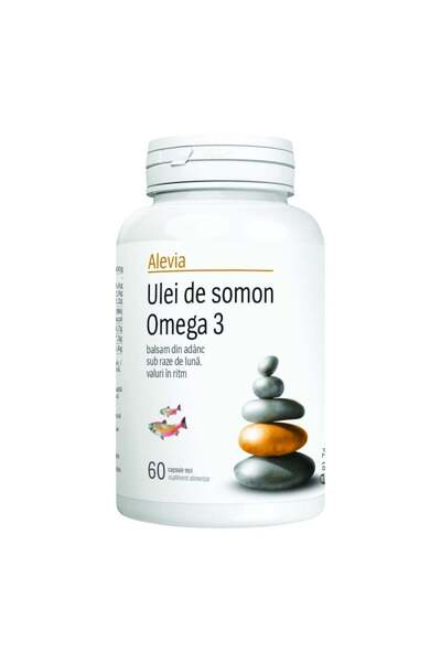Alevia Ulei de somon Omega 3 - 60 capsule