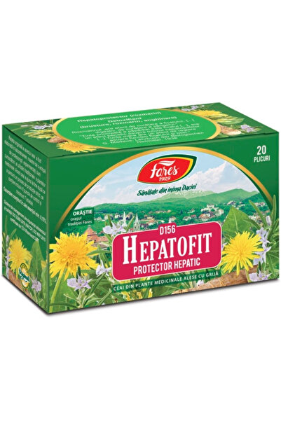Fares Ceai Hepatofit, 20 pliculețe,