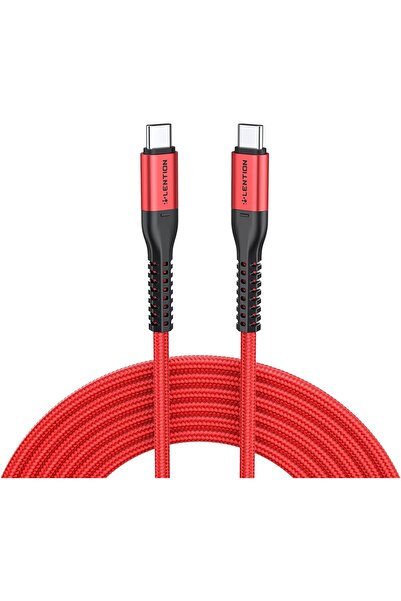 LENTION كابل USB-C بطول 3.3 قدم، شحن سريع مضفر بقوة 60 وات، 20 فولت/3 أمبير -...