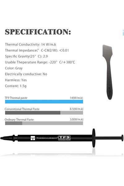 ThermalRight TF9 Thermal Paste 1.5g, 14 W/mK