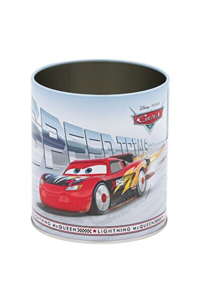 SHOPIENS Suport metalic pentru creioane/pixuri Disney Cars, argintiu, diametr...