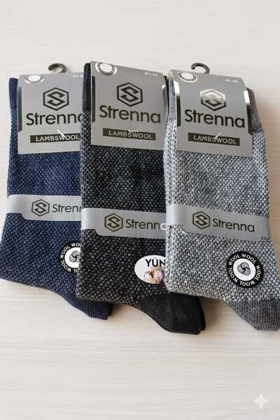 Strenna ERKEK YÜN ÇORAP 3ADET (LAMBSWOOL )