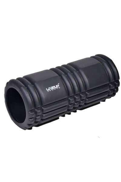 SHOPIENS Ρολό αφρού LiveUp Sports, 33x14 cm, μαύρο, ανθεκτικό EVA