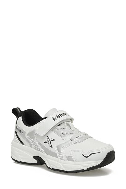 Kinetix 102014868 Spera Pu J White-Silver Boys' Sports Shoes