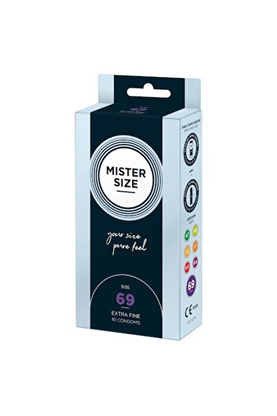 Mister Size Υπέρλεπτα Προφυλακτικά, Μέγεθος Mister, μέγεθος 69 χιλ., 1 κουτί ...