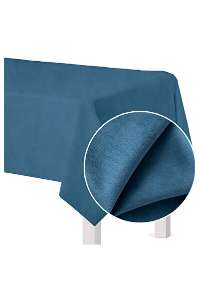 Other Față de masă din catifea mată albastră pentru masă 140x240cm