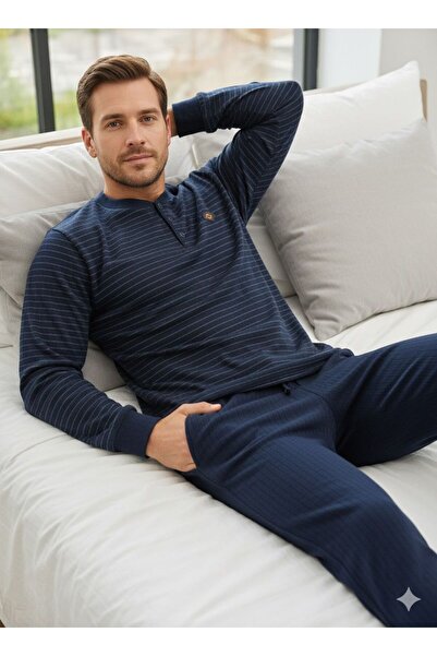 BAYRAKÇIOĞLU Erkek Pijama Takımı – Yumuşak Pamuklu Kumaş