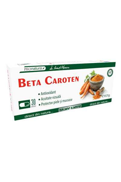 Pro Natura Blister cu beta-caroten 30cps