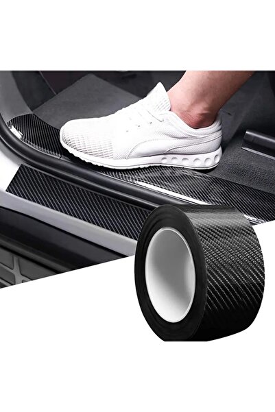 Eşya Dünyası Karbon Fiber Araba Kapı ve Tampon Koruyucu Şerit Bant – 3m x 3cm...