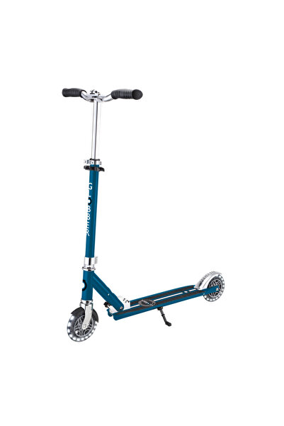 Globber Flow Element Lights Scooter, Petrol Blue