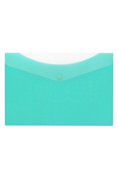 SHOPIENS MYONNA A4 Document Folder with Fastener & Exterior Pocket, Mint Green