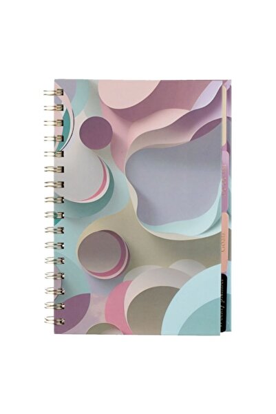 SHOPIENS Marble Notebook Set, Multicolor, 14x21 cm, 240 Pages (MYONNA)