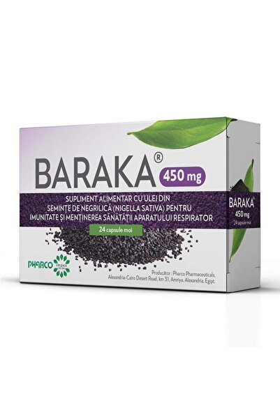 Pharco Baraka, 450 mg, 24 capsule moi