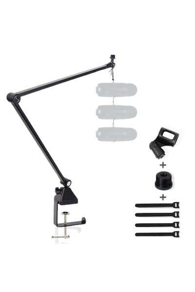 CR glamour AND STYLE Braț de microfon profesional CR|GAS ZEA24 (negru mat)