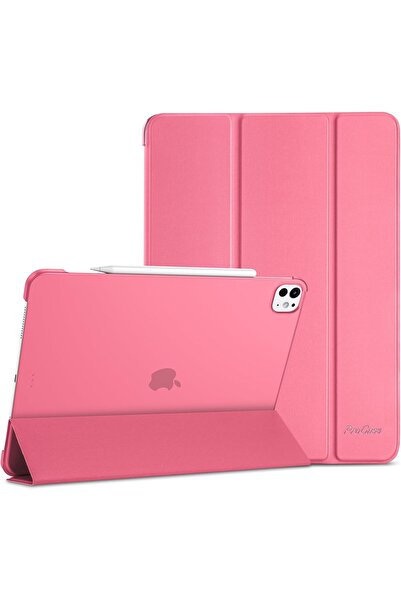 PROCASE iPad Pro 13-inch (M4 2024 / M5 2025) Smart Foldable Slim Hard Case - Melon Pink