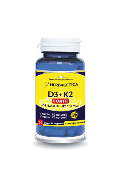 herbagetica D3+K2 Forte 60 κάψουλες