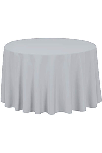 Other Față de masă rotundă gri deschis 320cm pentru banchet de nuntă