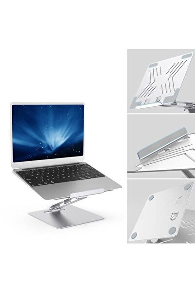 Generic حامل كمبيوتر محمول وحامل كتب للمكتب للقراءة، ارتفاع وزاوية قابلان للتعديل، مصنوع من سبائك الألومنيوم، قابل للطي والحمل،