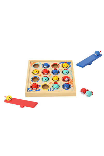 Tooky Toy Образователна дървена игра за фина моторика, 3+ години