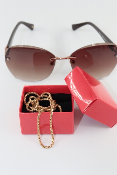 KEEBA Signature of Style Steel Gold Color Unisex Glasses Chain Modern Stylish Design Eyewear Rope Strap Accessory