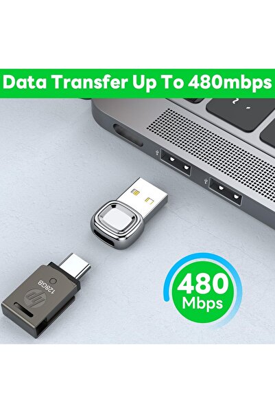 Other USB-C to USB-A Adapter (Silver) - Compatible with iPhone, Apple Watch, AirPods, iPad, Samsung Galaxy