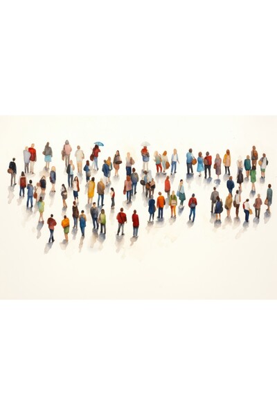 SAB Design WATERCOLOR PAINTING Sulu Boya Temalı 15x21cm Ahşap Poster:139